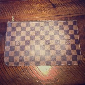 Wristlet from LV neverfull GM Damier ebene
